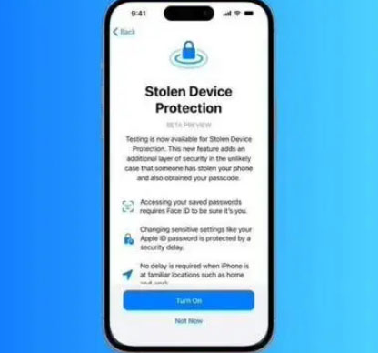 即墨苹果授权维修店分享被盗设备保护功能开启方法 