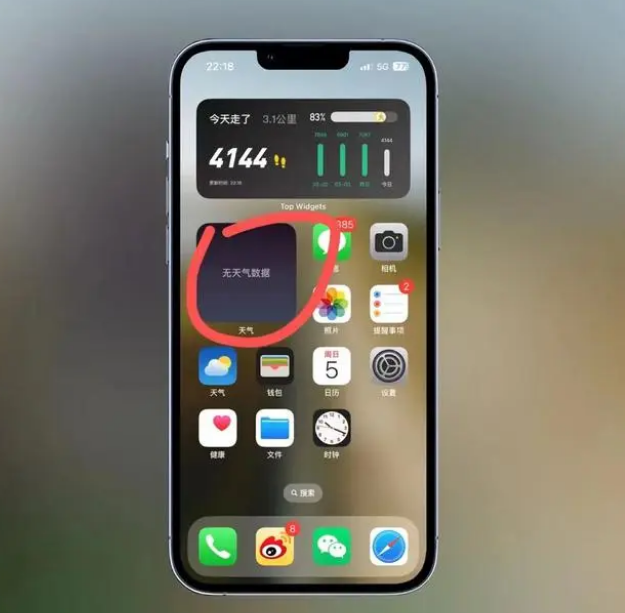 即墨苹果手机维修分享:iOS16主屏幕天气小组件无法正常工作怎么办？ 