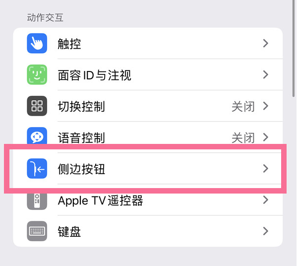 即墨苹果14维修店分享iPhone14 Plus侧键双击下载功能关闭方法 