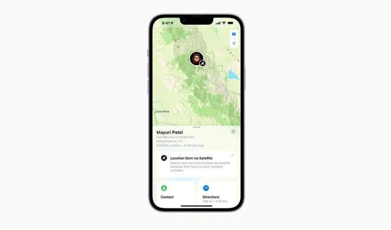 即墨苹果14维修分享iPhone14系列中 FindMy功能通过卫星分享位置方法教程 