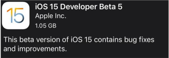 即墨苹果手机维修分享如何升级到iOS15.0 beta5 