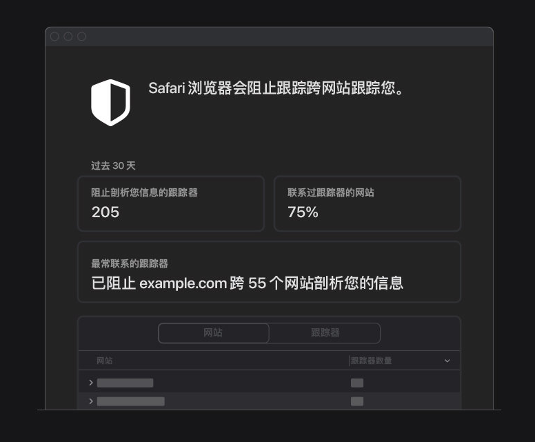 即墨苹果手机维修分享如何在 Safari 浏览器中查看和打开隐私报告 